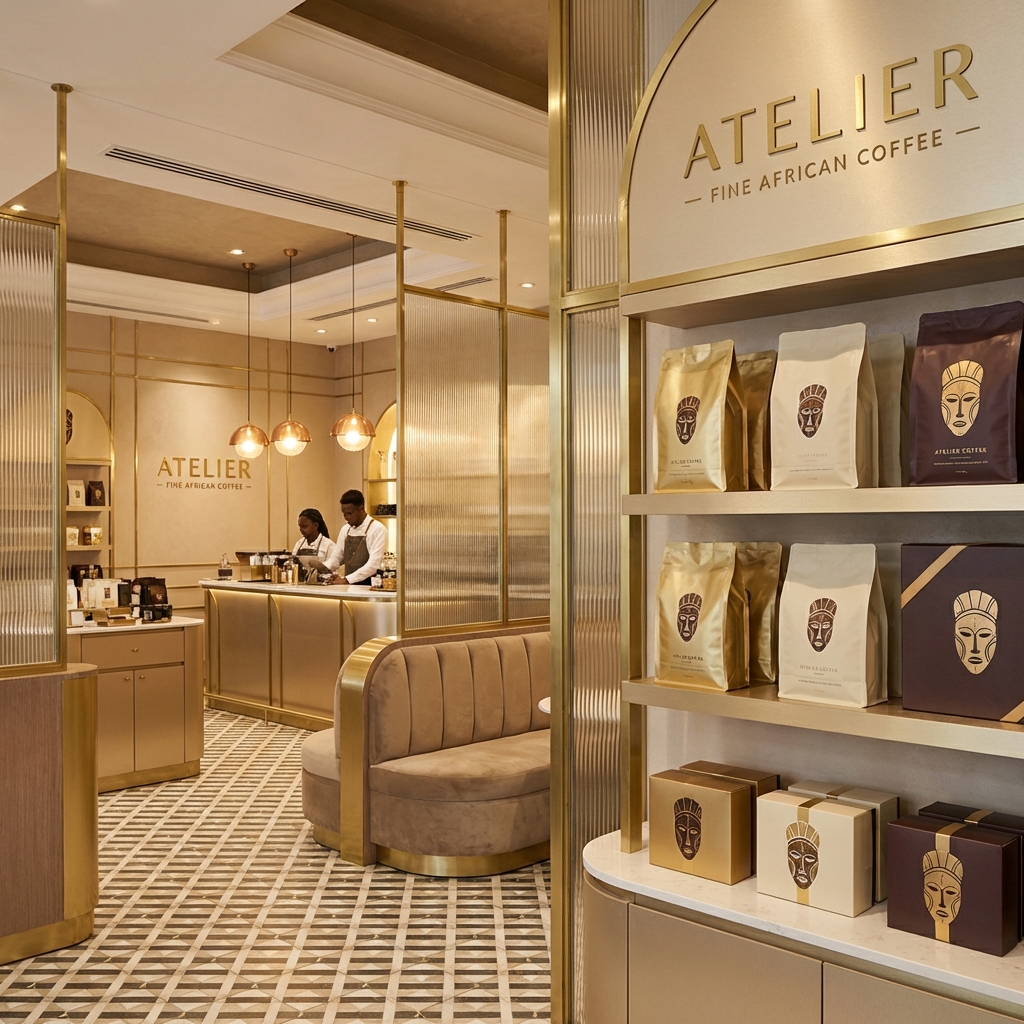 Atelier Coffee Branding